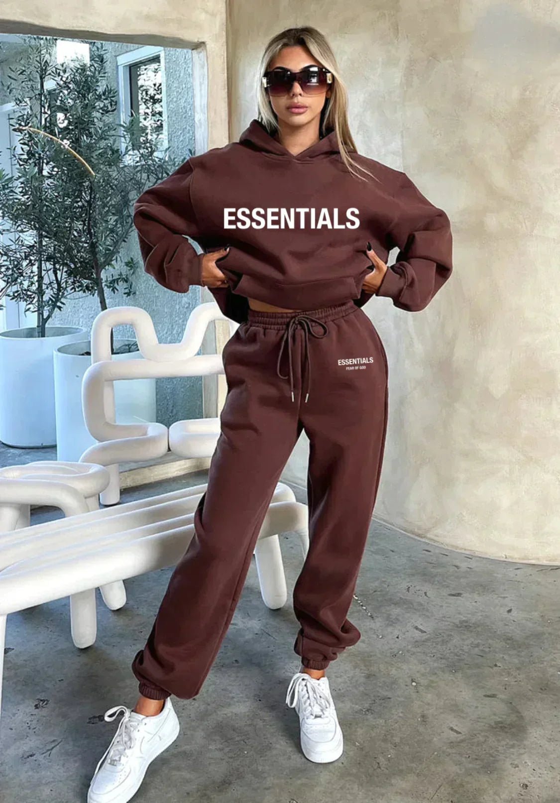 THE ESSENTIALS HOODIE + FREE TRACK PANTS (Black Friday Sale)